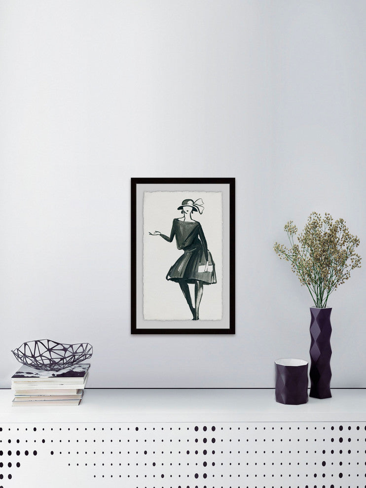 "1920's Glamour" Framed Painting Print, 16"x24"