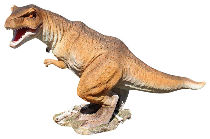 Scaled T-Rex Dinosaur Statue