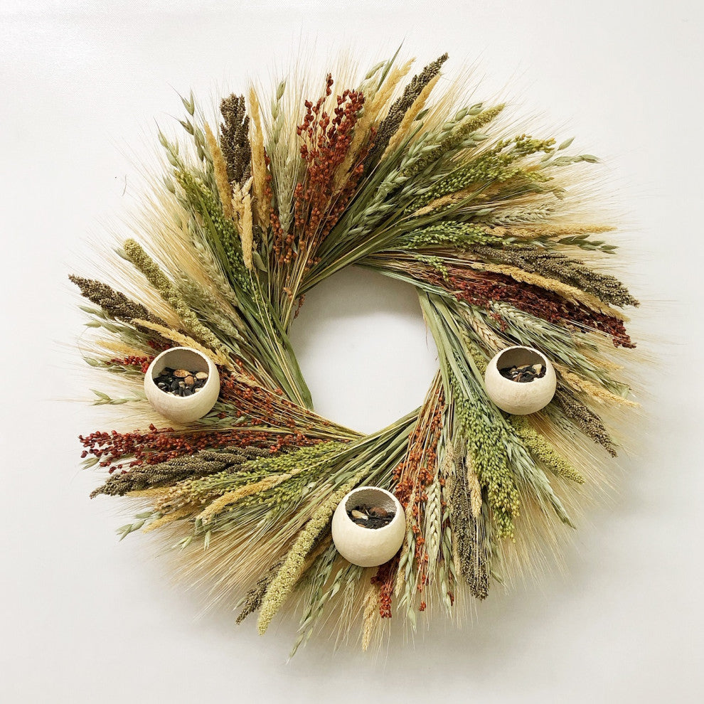 Bird Feeder Wreath