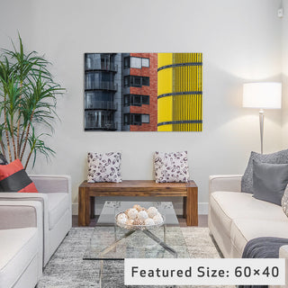 "Opposite Attraction II" by Benjamin Brosdau, 18x12x1.5