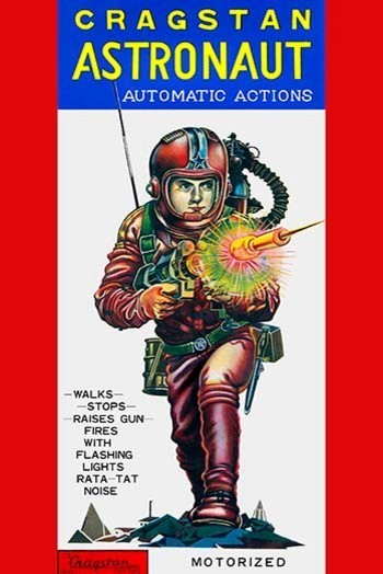 Cragstan Astronaut Automatic Actions - Canvas Poster 20" x 30"
