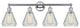 Innovations 616-4W-PC-G275 Conesus 4 Light Bath Vanity Light, Polished Chrome