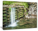 "Fabulous Man-made Waterfall" Wall Art Canvas Print", 20"x12"