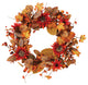 Liven up your front door with this 22"D Harvest Wreath