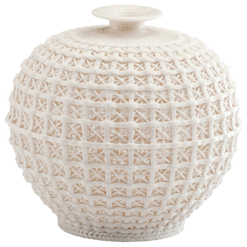 Diana Vase|Matte White-SM by Cyan