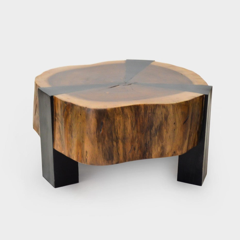 Crosscut Bolacha Star Coffee Table, Faveco Wood