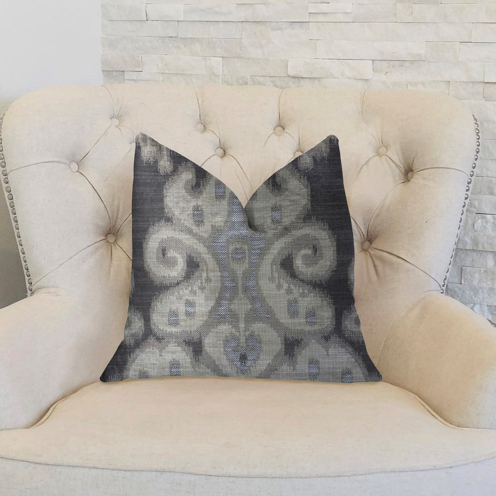 Social Butterfly Brown Shades Luxury Throw Pillow, 20"x20"