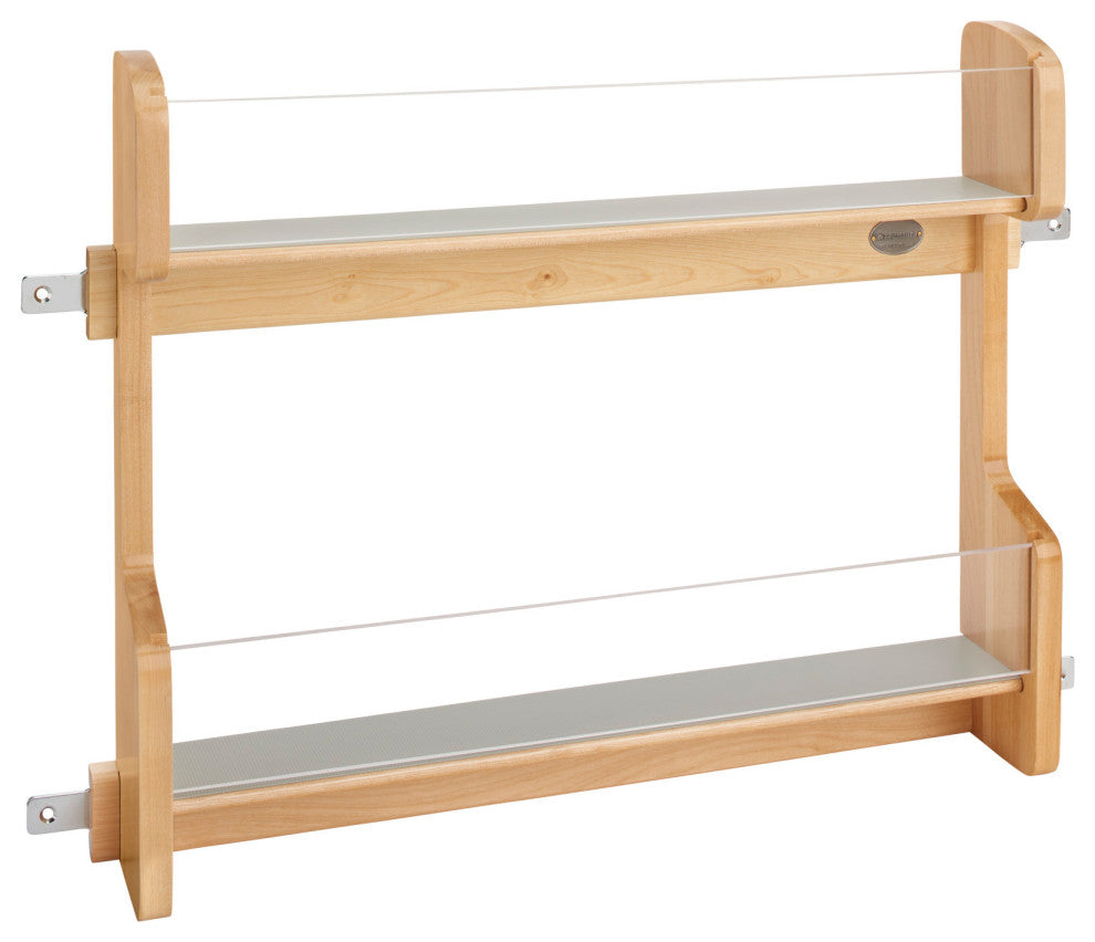 Wood Vanity Cabinet Door Storage Rack, 20.25"