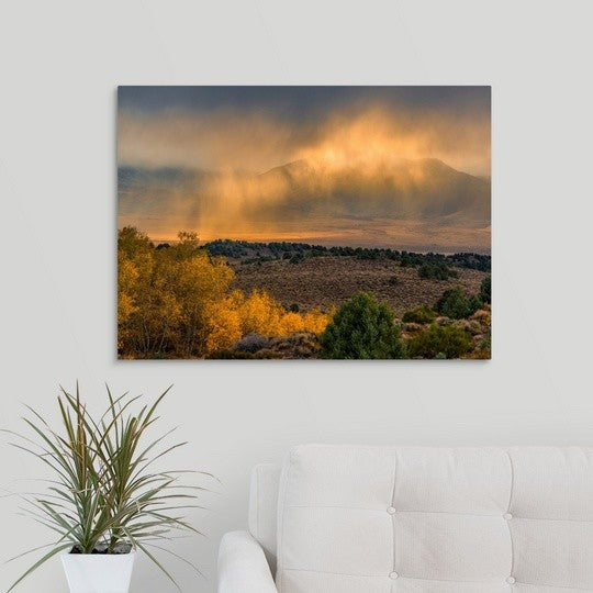 "Sierra Sun Shower" Wrapped Canvas Art Print, 30"x22"x1.5"