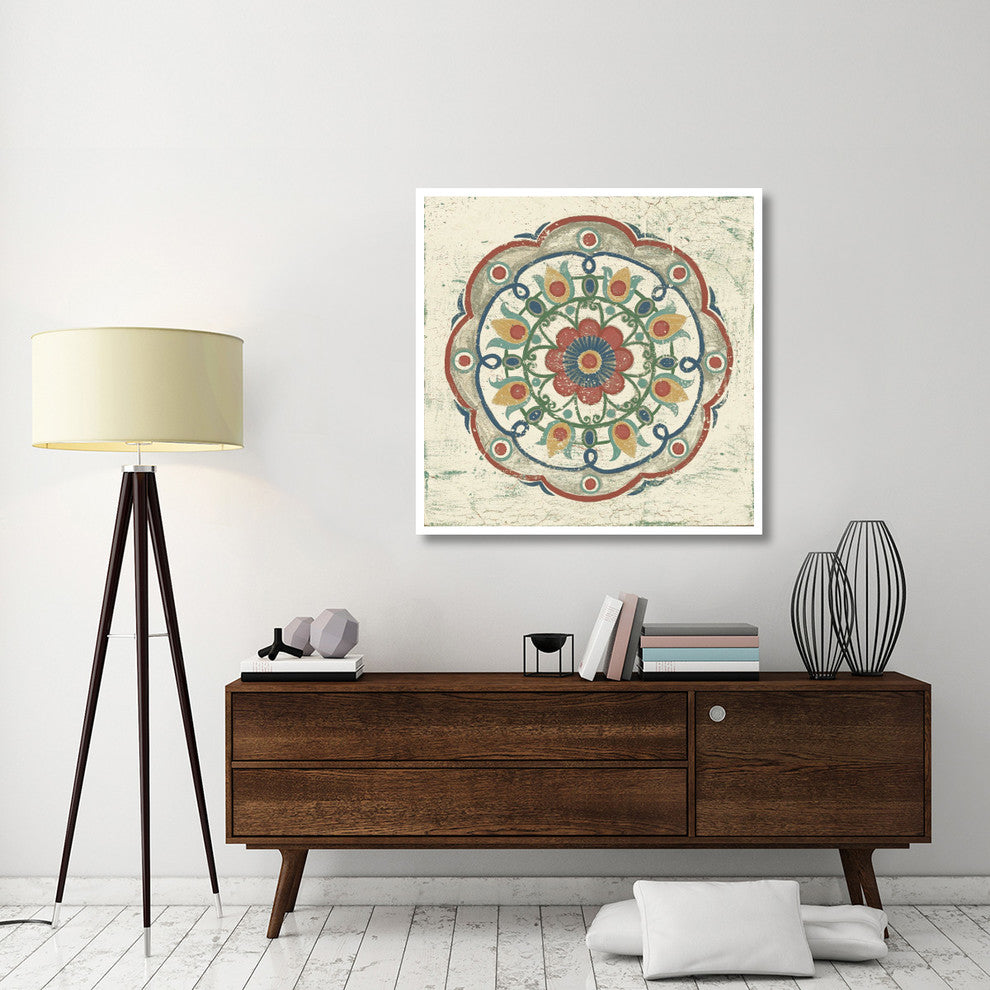 "Lakai Circle IV Neutral" Digital Paper Print by Kathrine Lovell, 42"x42"
