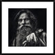 "The Man From Agra" Framed Digital Print by Piet Flour, 26"x26"