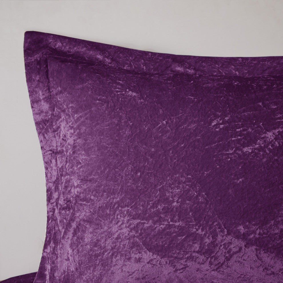Intelligent Design Felicia Crushed Velvet 4-Piece Comforter Set