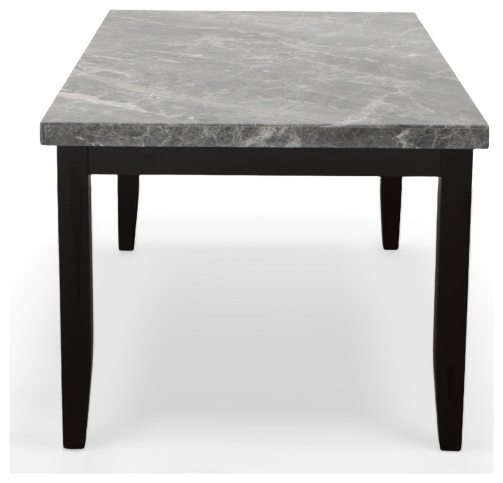 Napoli Gray Marble Top Dining Table