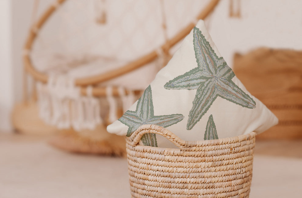 26x26" Compass Nautical Decorative Indoor Pillow, Dusty Smoke