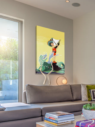 "Storm" Painting Print on Canvas by Curtis