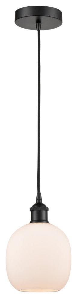 Innovations 616-1P-BK-G101 1-Light Mini Pendant, Matte Black