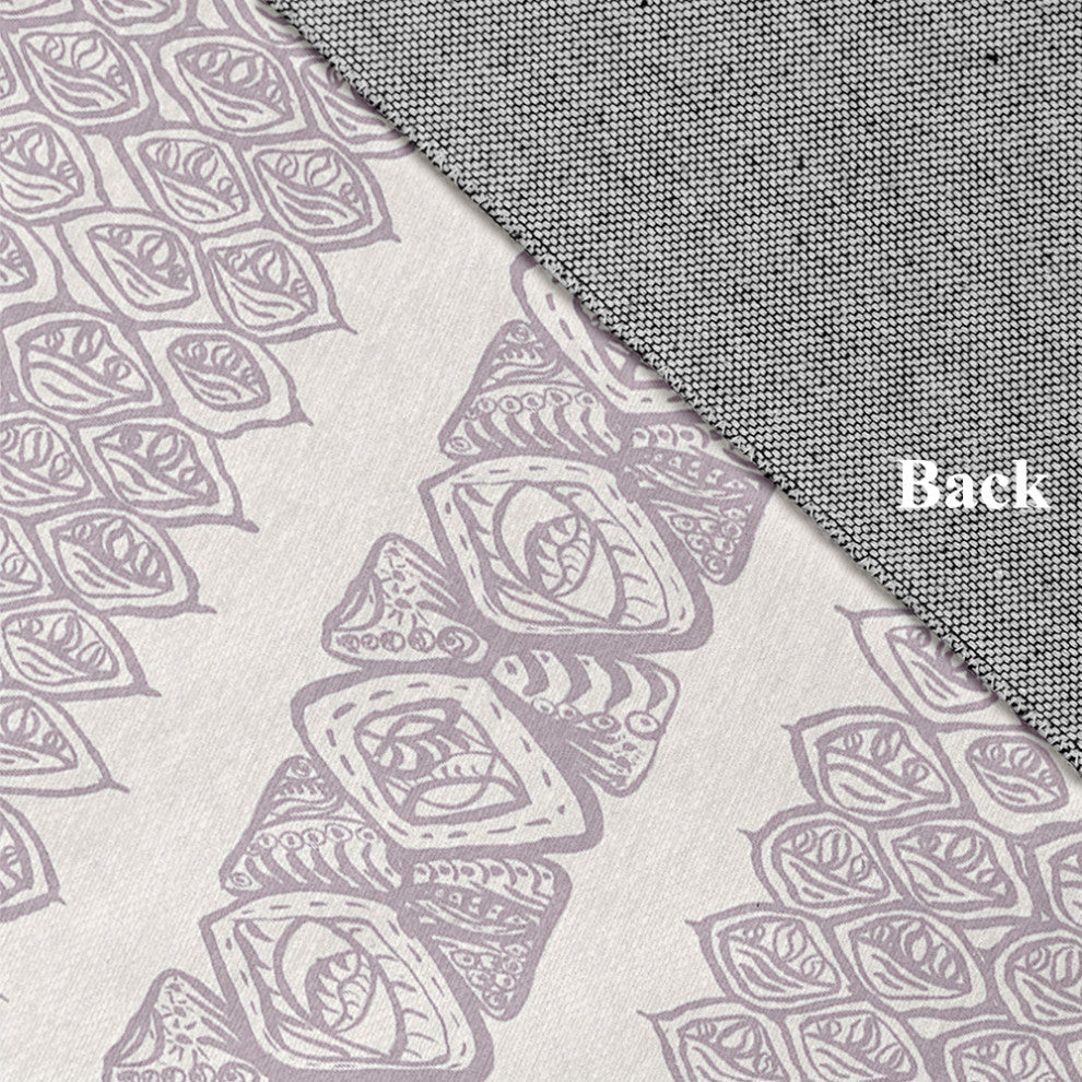 Central Comb Rug, Purple, 2'x3'