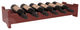 6-Bottle Mini Scalloped Wine Rack, Pine, Cherry+ Satin