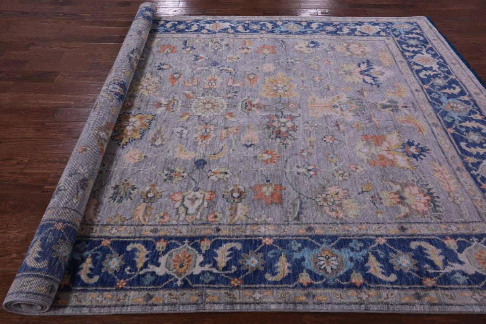 7' 11" X 10' 10" Persian Fine Serapi Hand-Knotted Wool Rug - Q13473