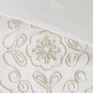 Madison Park Violette 3 Piece Tufted Cotton Chenille Coverlet Set