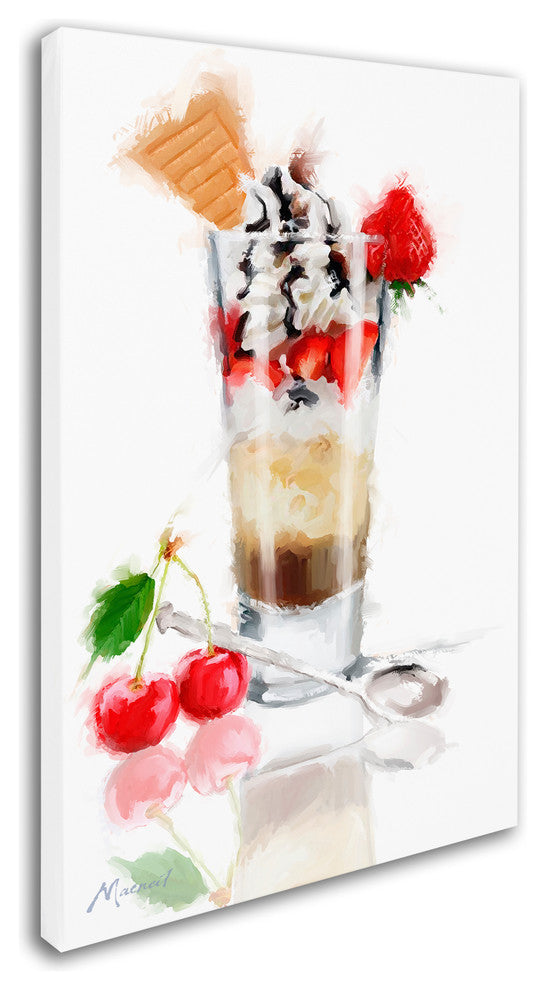 The Macneil Studio 'Ice Cream Sundae' Canvas Art, 19"x12"
