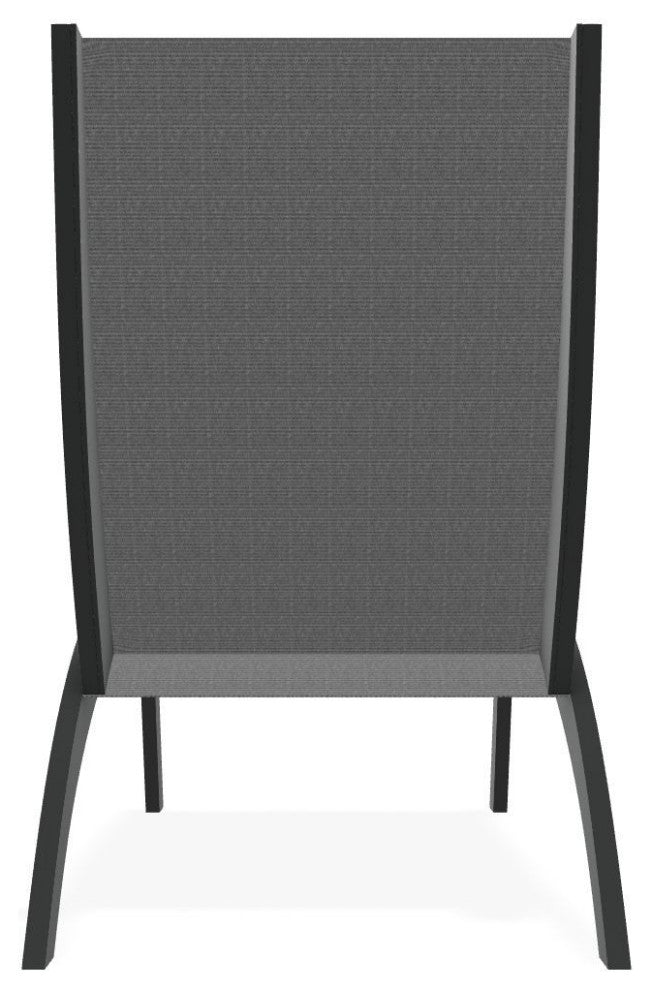 Dune Sling Stackable Outdoor Hydro-Lounge Chaise, Titanium/Graphite
