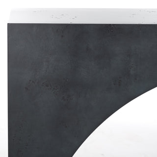 Safavieh Couture Katelynn Burled Mappa Console Table, Grey