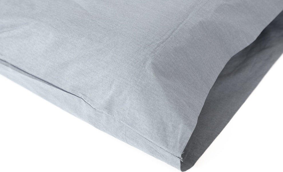 Charcoal Solid Sheet Set, King