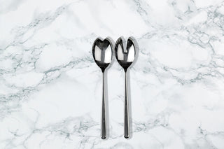 Linea Salad Serving Set- 2-Piece Set, Mirror