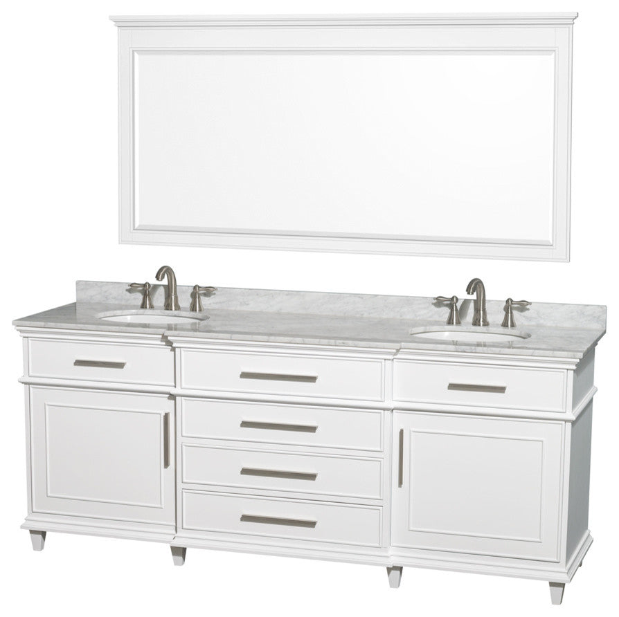 Berkeley 80" Double Bathroom Vanity