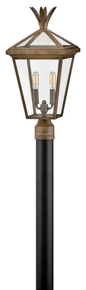 Hinkley Palma Large Post Top Or Pier Mount Lantern, Burnished Bronze