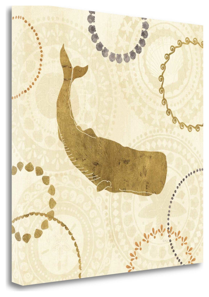18" Sailing the Dramatic Seas Sepia Tone Giclee Wrap Canvas Wall Art