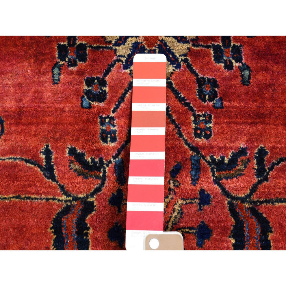Oversized Antique Persian Moharajan Sarouk Full Pile Hand Knotted Rug12'4"x19'3"
