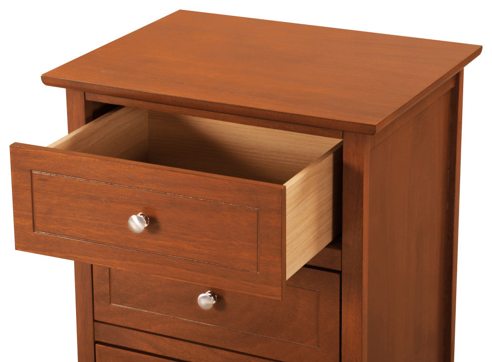 Drake 3-Drawer Nightstand, Oak