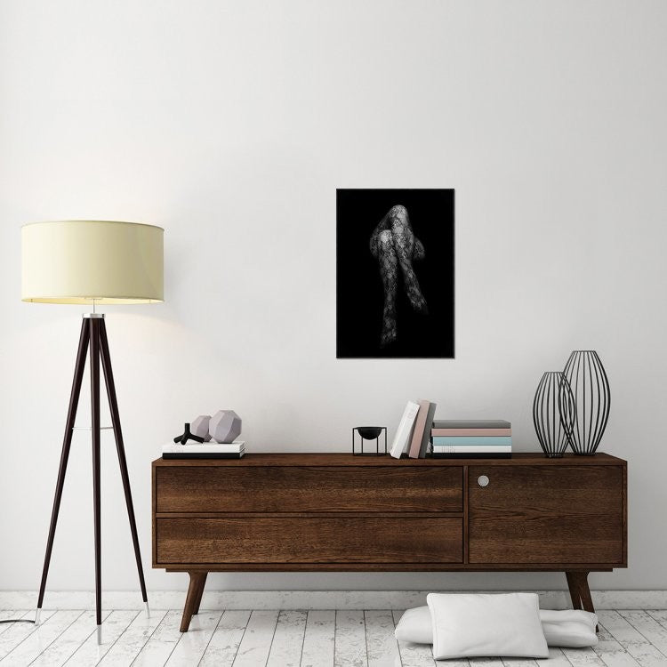 "Stockings" Framed Canvas Giclee by Nandor Laszlo, 21x31"