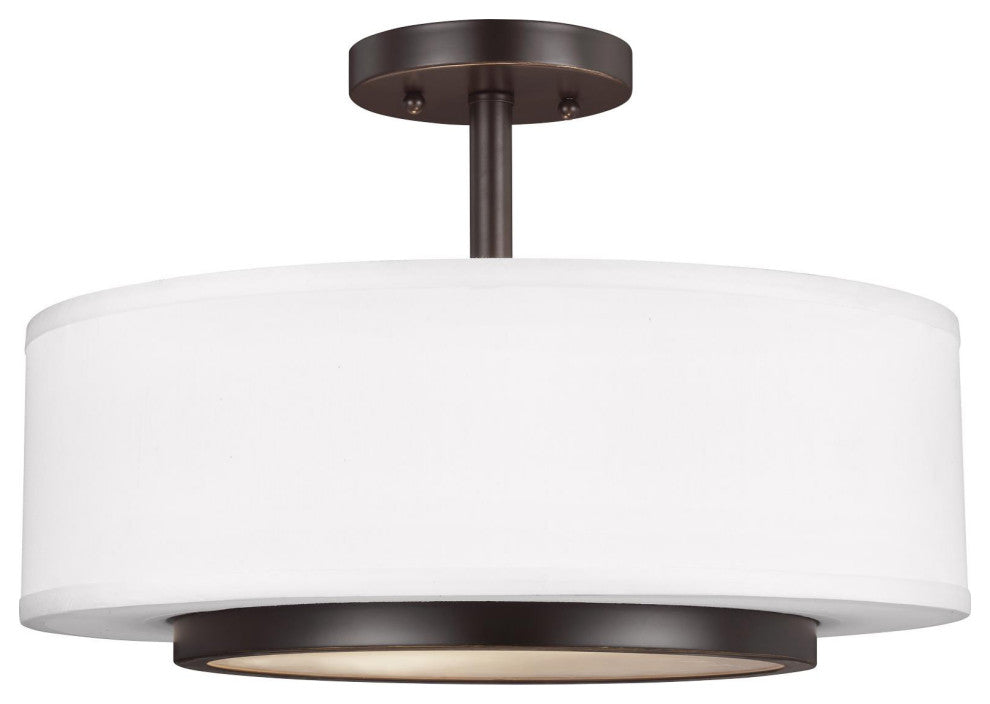 Generation Lighting 7728002 Nance 2 Light 16"W Pendant / - Bronze