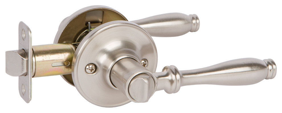 Callan Silona Privacy Lever Set, Satin Nickel