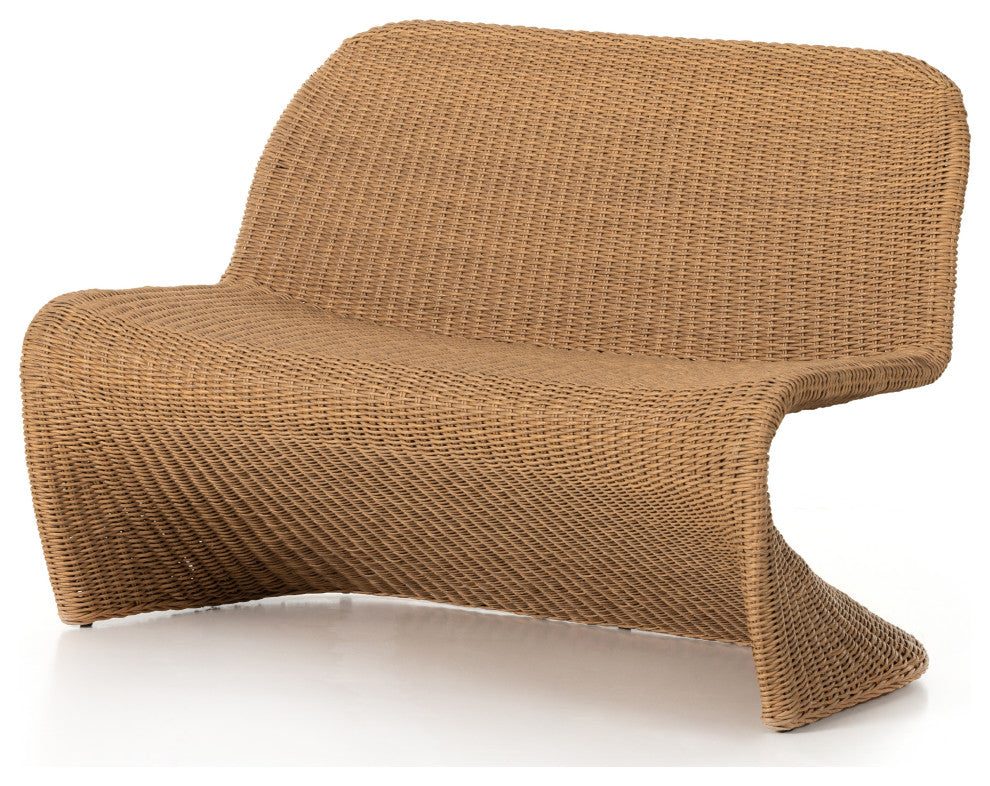 Portia Outdoor Dining Bench-50"-Natural
