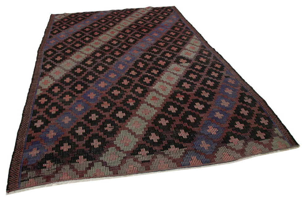 Rug N Carpet - Handwoven Anatolian 6' 8'' x 10' 1'' Contemporary Wool Kilim Rug