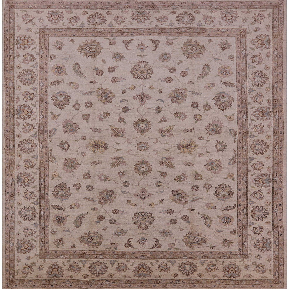 Ahgly Company Indoor Square Mid-Century Modern Area Rugs, 7' Square