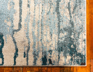 Rug Unique Loom Estrella Light Blue Rectangular 5' 0 x 8' 0