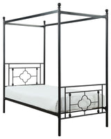 Grayton Canopy Metal Platform Bed, Twin