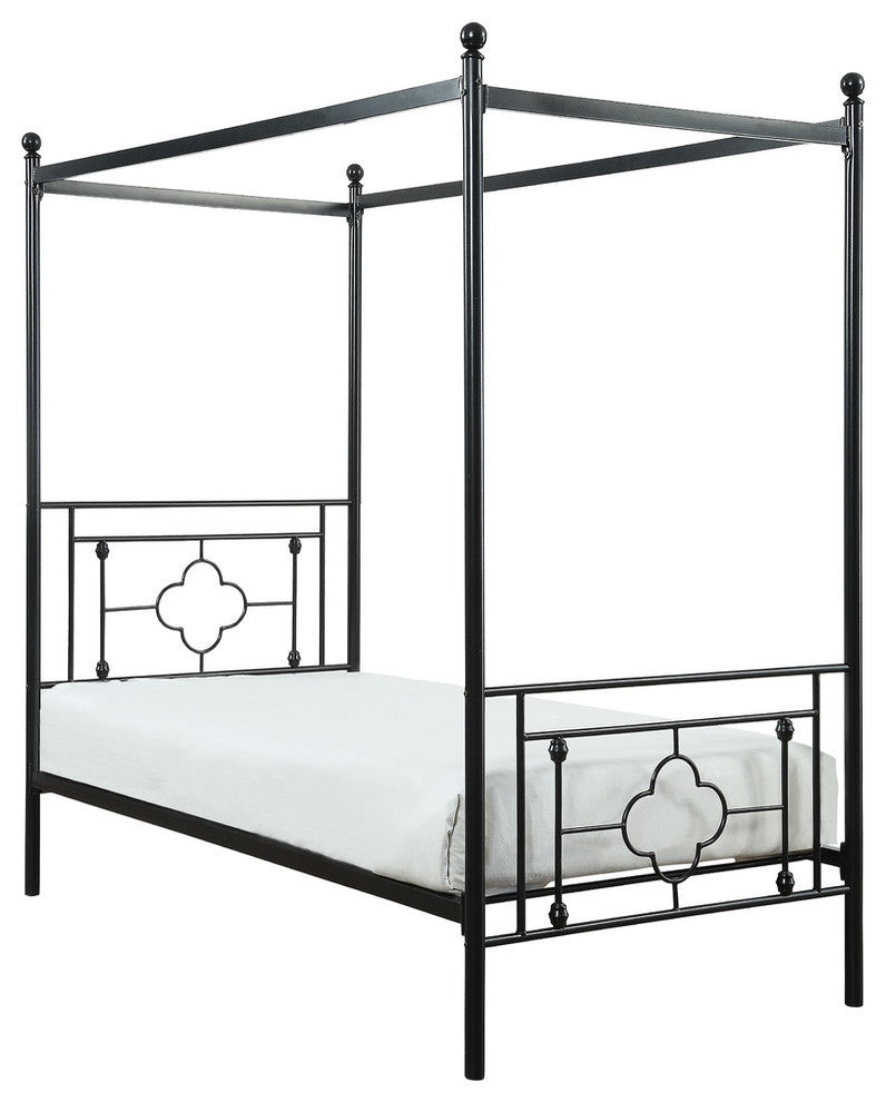 Grayton Canopy Metal Platform Bed, Twin