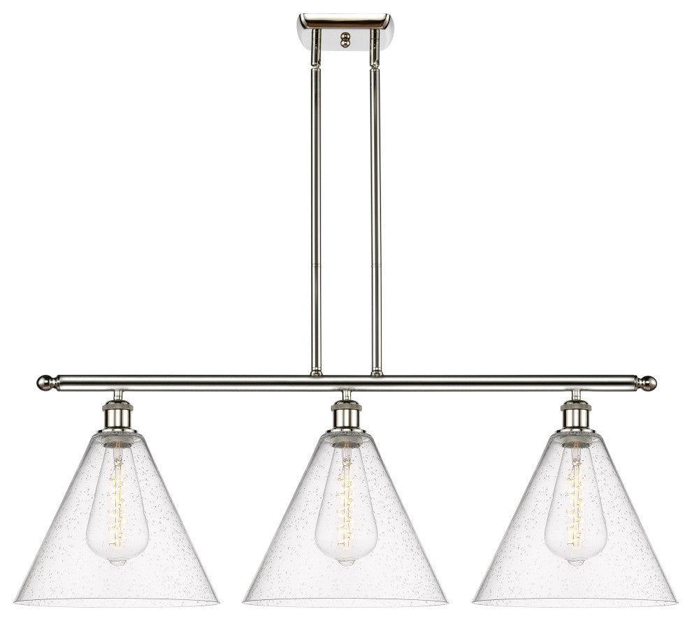 Innovations 516-3I-PN-GBC-124 3 Light Island Light, Polished Nickel