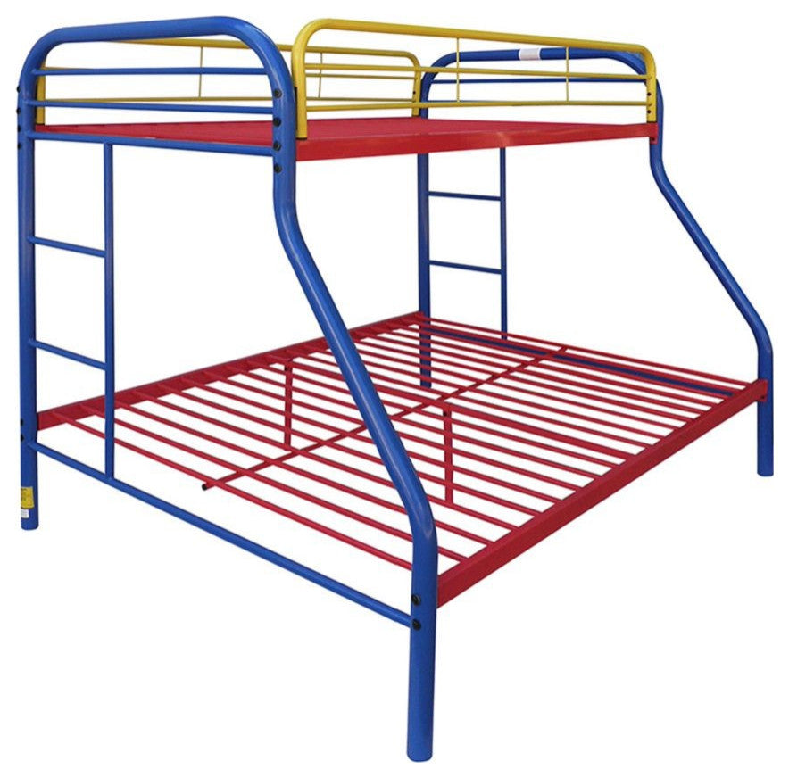 Colorful  Twin Over Full Size Bunk Bed