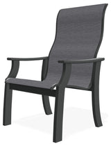 St. Catherine Sling Outdoor Armchair, Augustine Pewter/Graphite