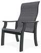 St. Catherine Sling Outdoor Armchair, Augustine Pewter/Graphite
