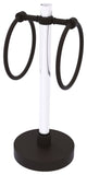 Clearview Vanity Guest Towel Ring with Twisted Accents, Oil Rubbed Bronze