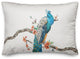Floral Peacock 14x20 Spun Poly Pillow