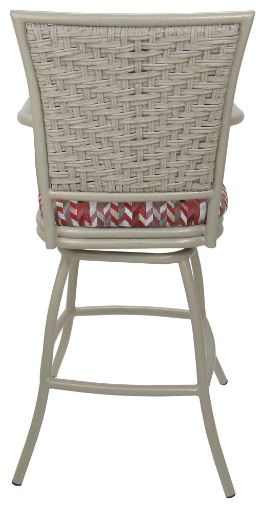 Outdoor Indoor Counter 26", 30" or Extra Tall 34" Bar Stool, Simi Desert Rose, 30"
